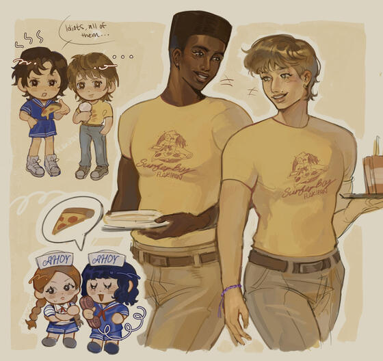 Two Halfbody + Chibi Ex.