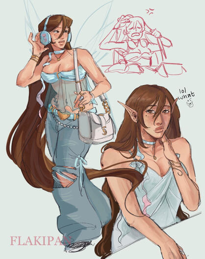 OC Art - Character Sheet Ex.